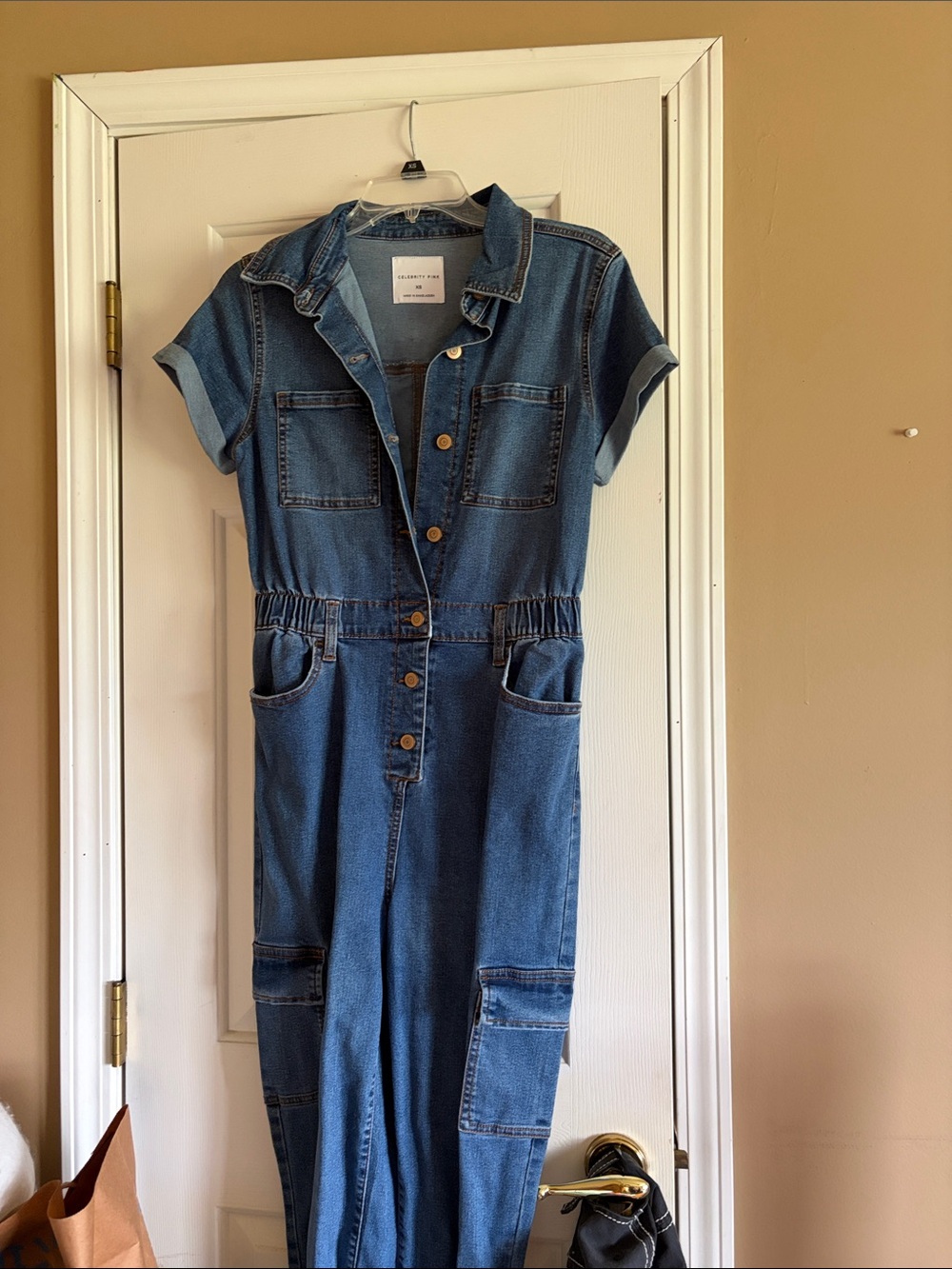 Celebrity Pink Light Blue Denim Jacket